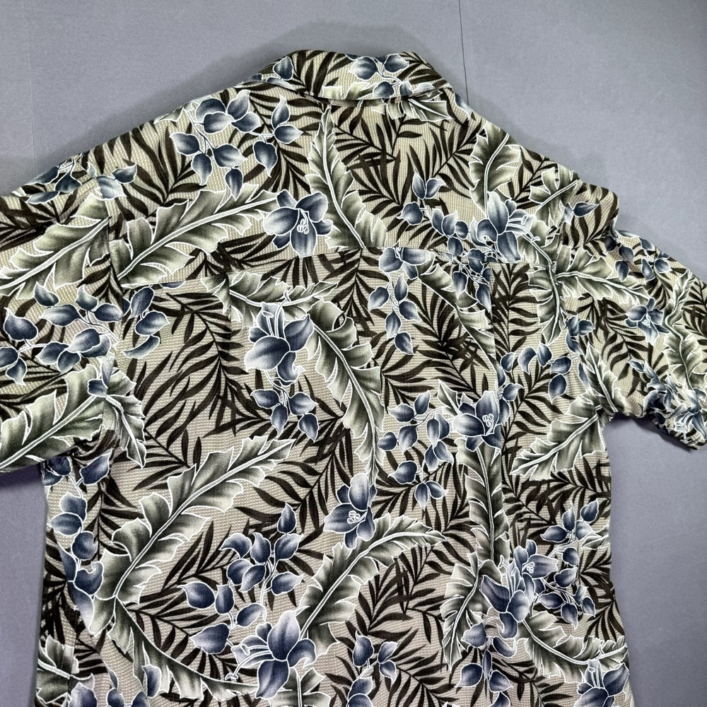 Consensus‎ Hawaiian Shirt Men M Floral Short Sleeve Rayon Aloha Surf Tiki Beach - Picture 10 of 10